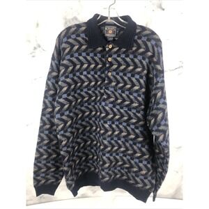 Chaps Ralph Lauren mens 100% lambswool Handframe sweater size Medium